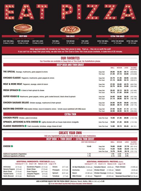 Giordano's bloomington menu 75 (460 cal)Giordano's: Deep Dish was great but not the Extra Thin crust - See 43 traveler reviews, 23 candid photos, and great deals for